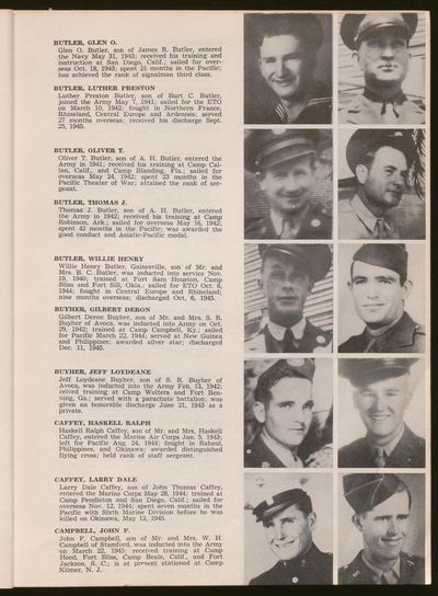 Men and Women in the Armed Forces from Jones County, Texas — page 17