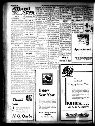 The Rockdale Reporter and Messenger (Rockdale, Tex.) — page 12