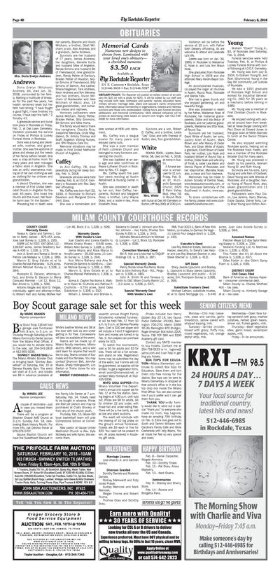 The Rockdale Reporter and Messenger (Rockdale, Tex.) — page 16