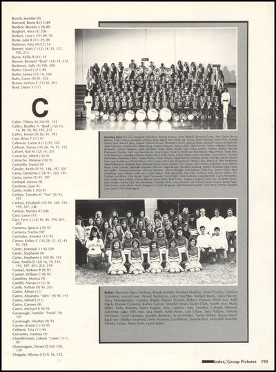 Anderson High School yearbook, Austin, Texas, 1990 — page 193