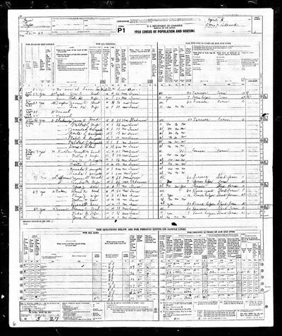 James D. and Lydia M. Coffman with Jesse J. — 1950 U.S. census, Taylor Co., Texas
