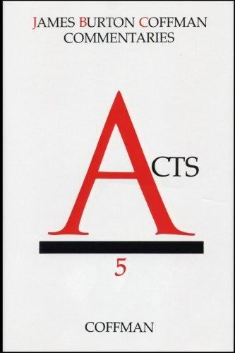 James Burton Coffman Commentaries — Acts, ACU Press, cover