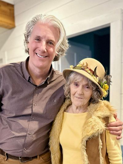 Nancy Proeger with her son Earl, c. 2024