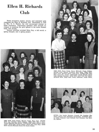 Prickly Pear, Yearbook of Abilene Christian College, 1962 — page 125