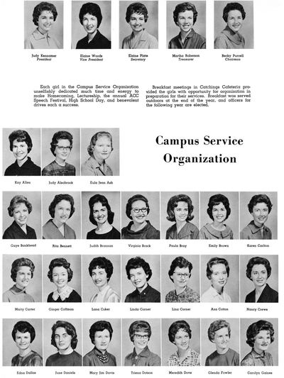 Prickly Pear, Yearbook of Abilene Christian College, 1962 — page 166