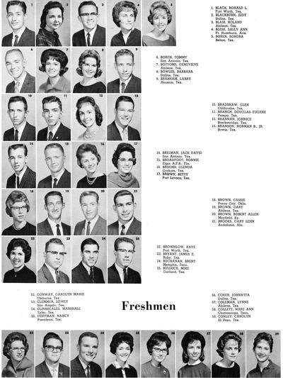 Prickly Pear, Yearbook of Abilene Christian College, 1962 — page 262