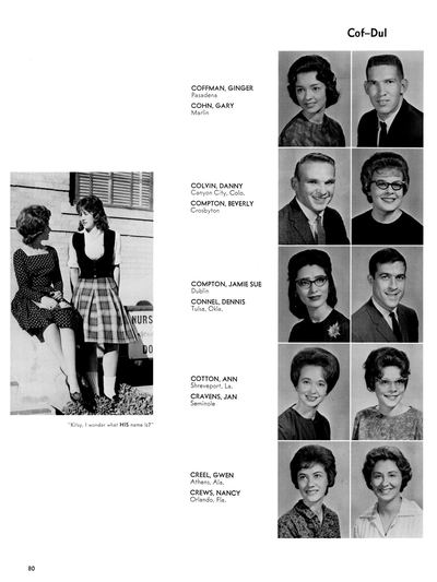 Prickly Pear, Yearbook of Abilene Christian College, 1963 — page 82