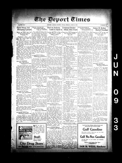The Deport Times (Deport, Tex.) — page 1