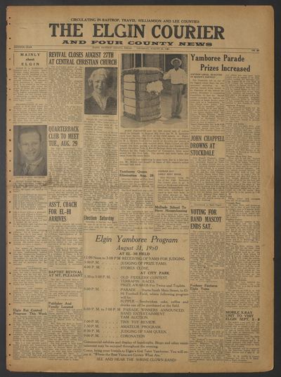 The Elgin Courier and Four County News (Elgin, Tex.) — page 1