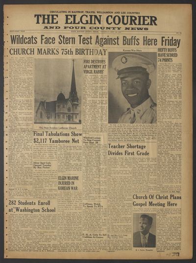 The Elgin Courier and Four County News (Elgin, Tex.) — page 1