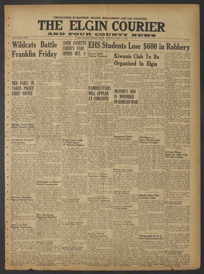 The Elgin Courier and Four County News (Elgin, Tex.) — page 1