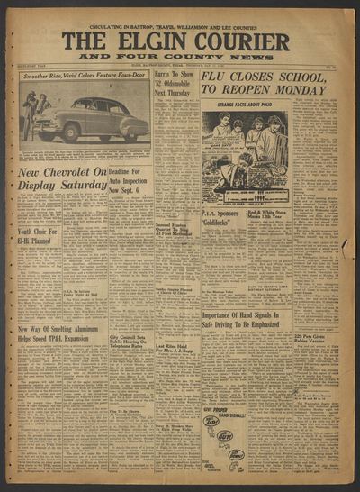 The Elgin Courier and Four County News (Elgin, Tex.) — page 1