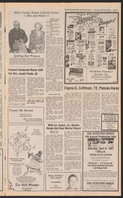 The Goldthwaite Eagle (Goldthwaite, Tex.) — page 3