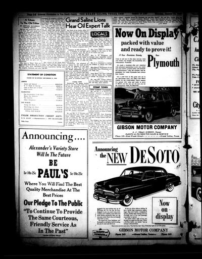The Grand Saline Sun (Grand Saline, Tex.) — page 10
