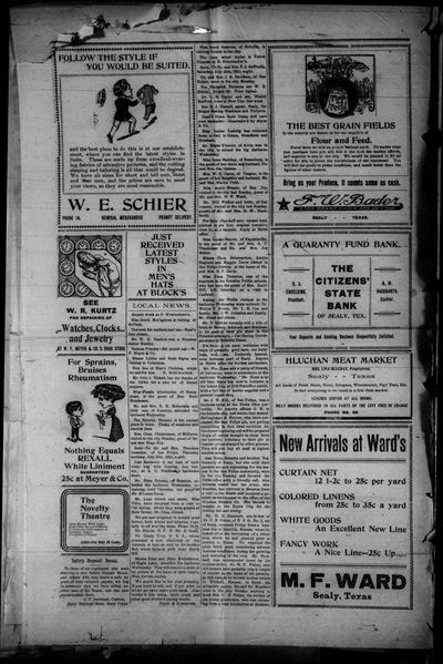 Sealy Weekly News. (Sealy, Tex.) — page 8