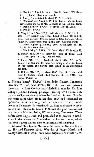 Gen. Griffith Rutherford and Allied Families, p. 175 (Ancestry record 4440717068) · **S204** — page p. 175