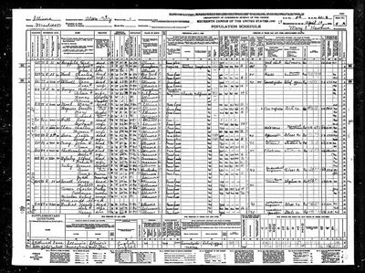 1940 United States Federal Census (Ancestry record 140315410) · **S238** — page sh. 4A