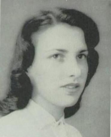 Nancy A. Proeger, senior portrait, 1955 — George Washington High School yearbook, Guam · **S311** — page 80