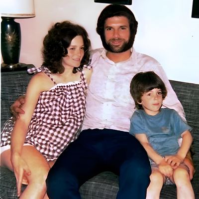 Bill and Nancy Proeger with Earl, c. 1972