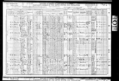 1910 U.S. Federal Census — Washington Township, Alameda County, California; Supervisor's District 3, ED 158, sheet 4 B, dwelling 86, family 91, Vallejo Street, enumerated 19 April 1910 (Ancestry coll. 7884, records 939010 and 181169056 — one sheet, two hints, one pull; image 31111_4327262-00314) · full resolution 4042 × 2746 px, DeepZoom level 12, 48/48 tiles — page sheet 4B, lines 93–95